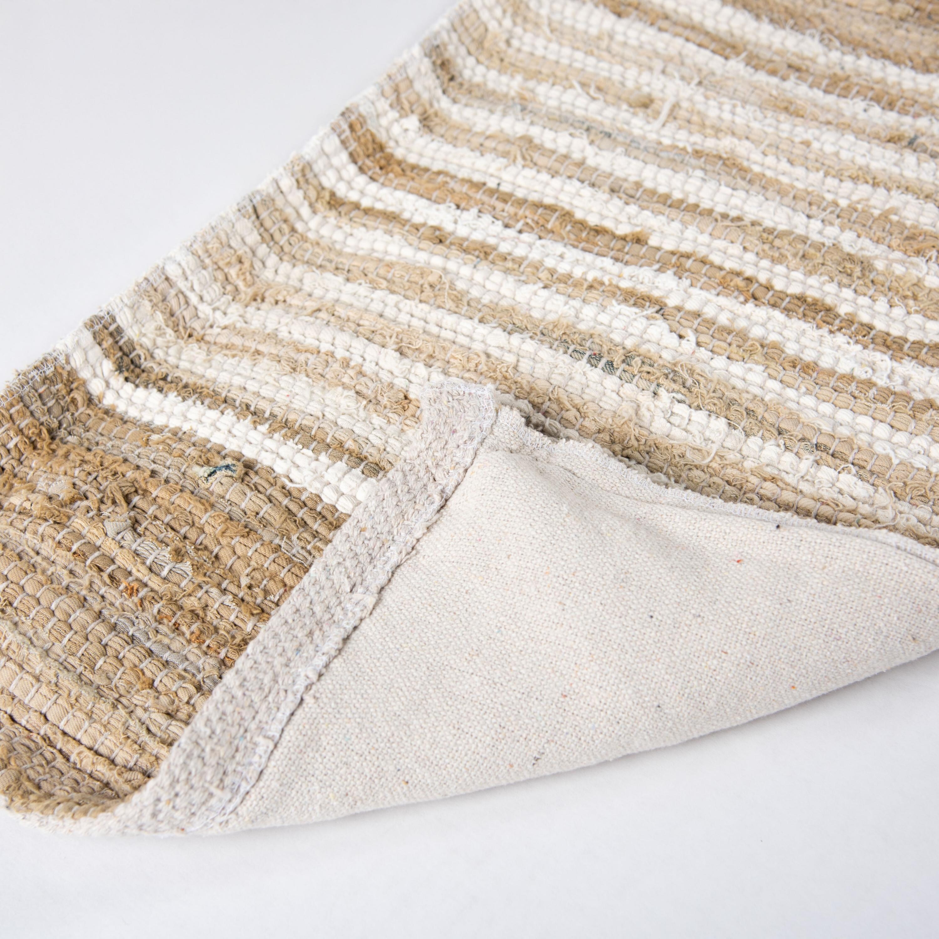 Rizzy Home Striped Textured Recycled Denim Throw Pillow